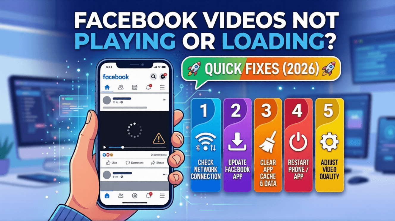 Facebook Videos Not Playing Loading Fixes