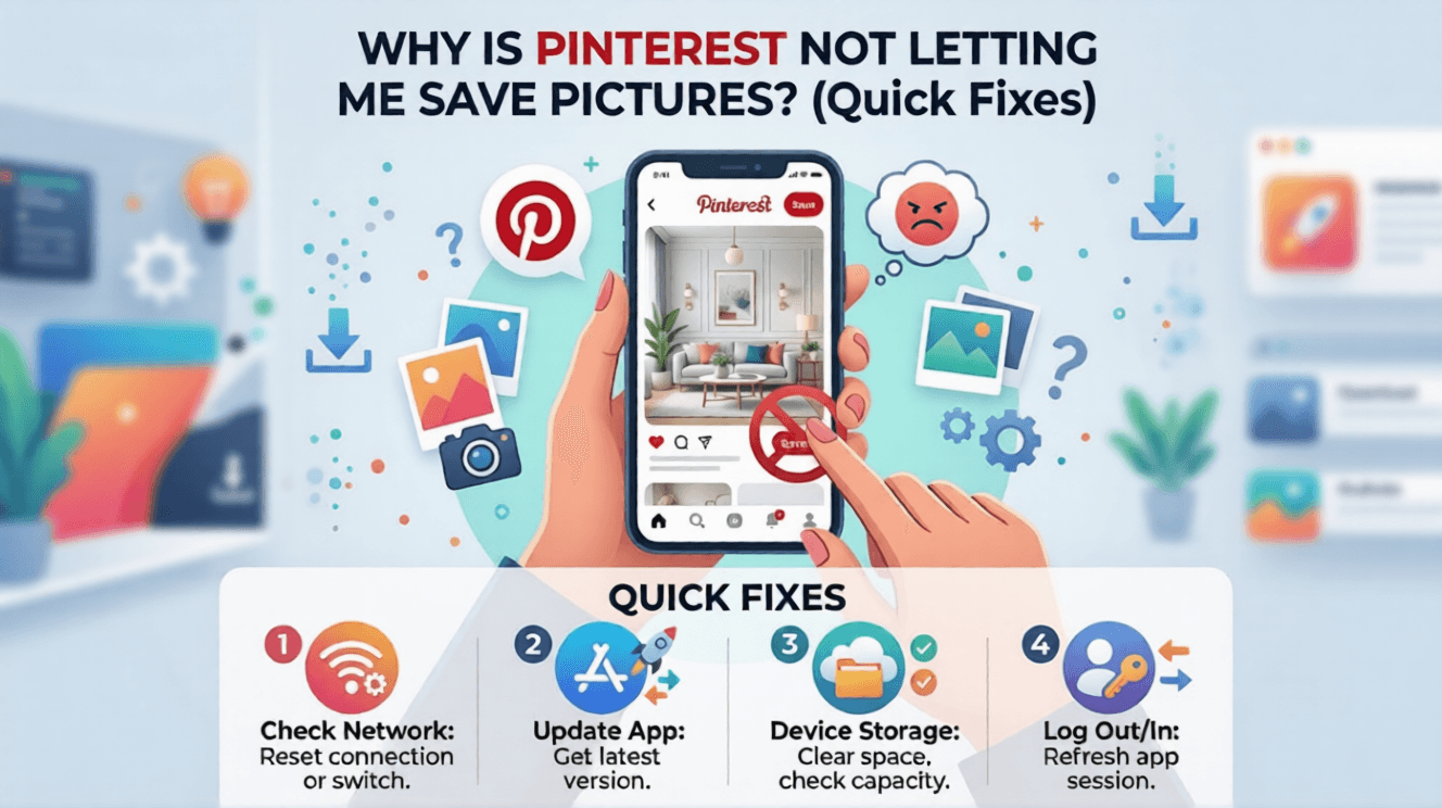 Pinterest Not Saving Pictures Fix