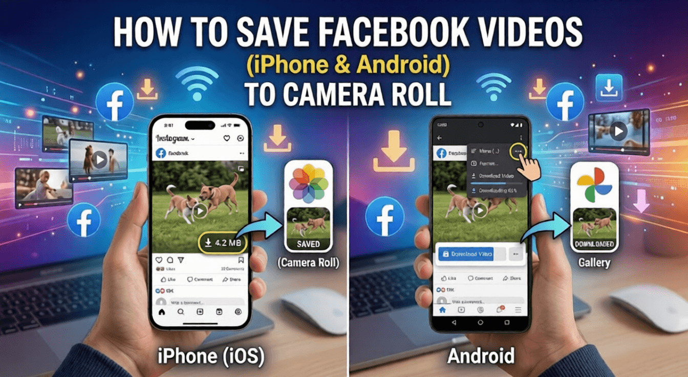 Save Facebook Videos Camera Roll